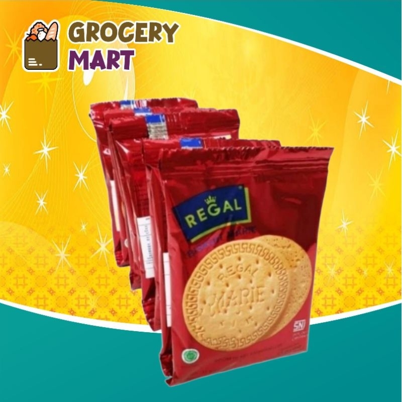 

REGAL Biskuit Marie 12gr Isi 10 -RENCENG