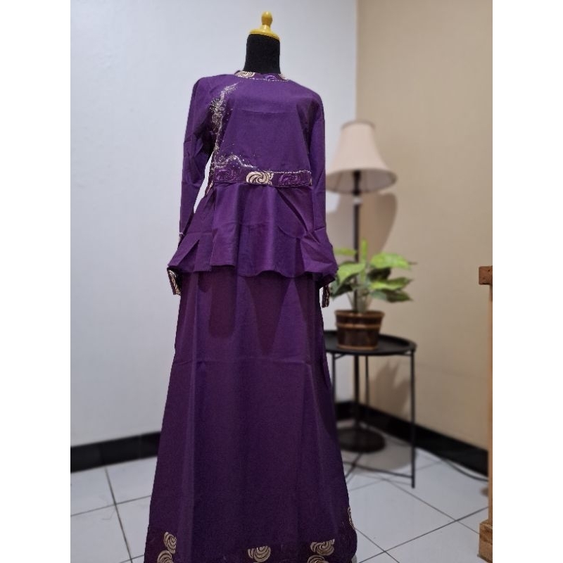 Gamis Humaira Collection baju muslim katun toyobo premium setelan atasan bawahan rok panjang payet e