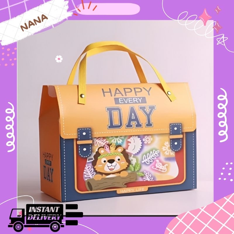 

BOX TENTENG GODDIE BAG HADIAH ULTAH KOTAK HAMPERS MOTIF LUCU GB-17