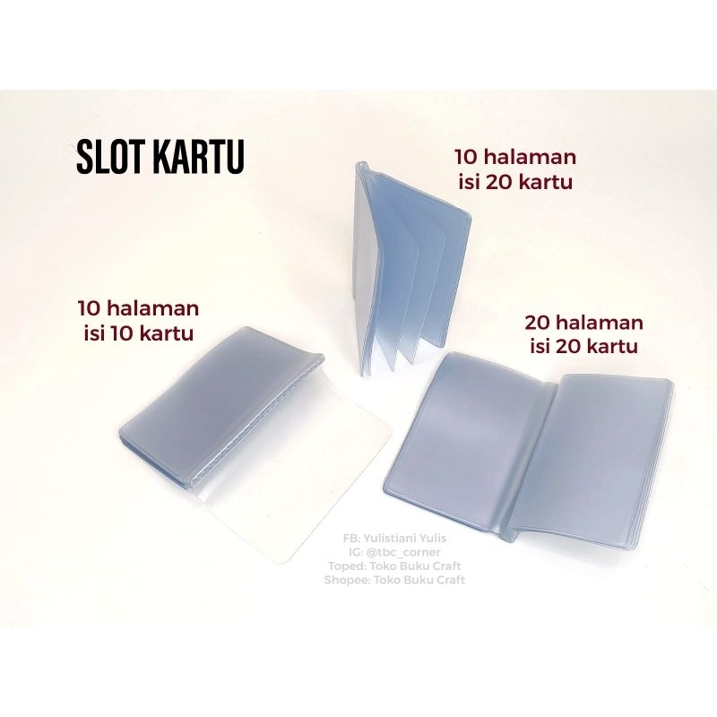 slot kartu 10 halaman & 20 halaman