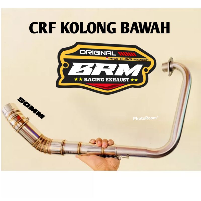 Leher knalpot crf kolong bawah