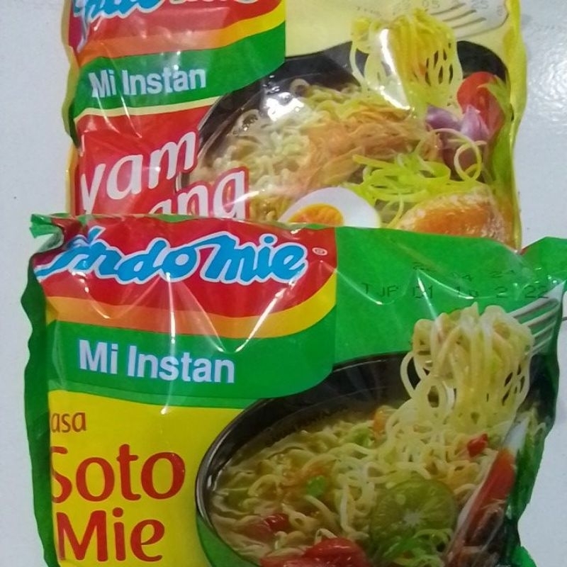 

Indomie ayam bawang N Indomie soto