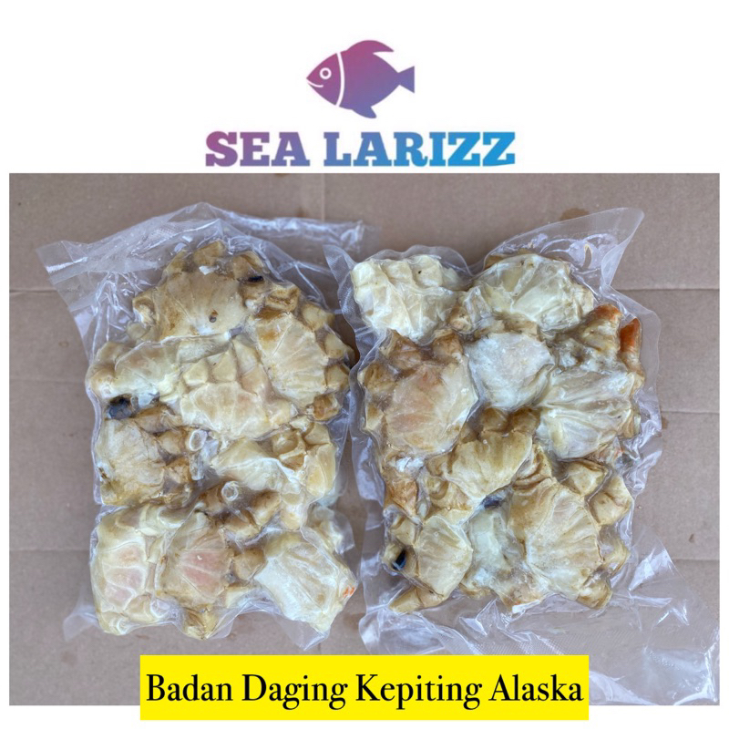 

Badan Kepiting Alaska / Bagian Badan Kepiting / Kepiting Alaska / Crab Meat
