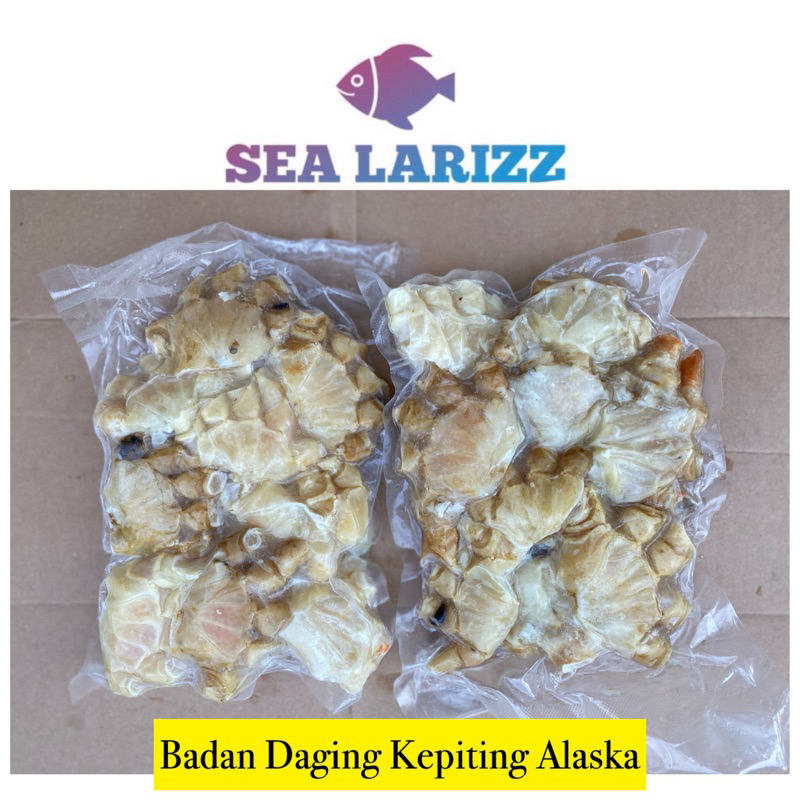 Badan Kepiting Alaska / Bagian Badan Kepiting / Kepiting Alaska / Crab Meat