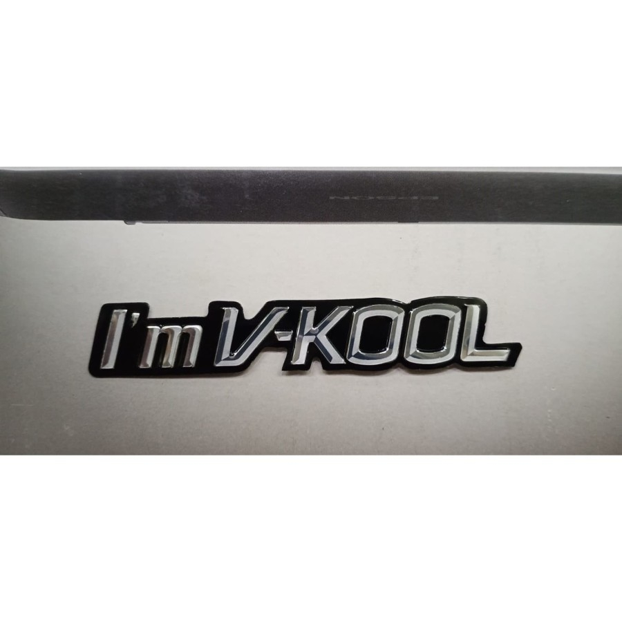 Stiker Sticker VKOOL V KOOL V-KOOL Emboss Timbul