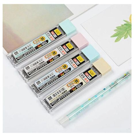 

JM Isi Pensil Mekanik 2B 0.5MM 100Pcs/200Pcs Pensil Refill Pensil isi Ulang Untuk Menggambar Menulis Sketsa