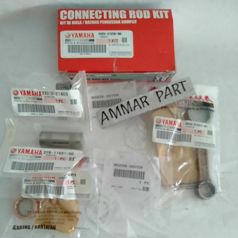 Conrod Kit Stang Seher Stang Piston Seker Set F1Z R FIZR FIZ R FIZR F1 Force 1 Alfa Original Yamaha 