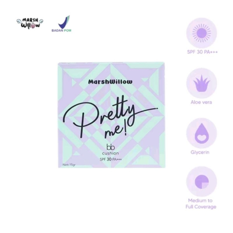 MARSHWILLOW Pretty Me BB Cushion SPF30 PA+++ 15gr