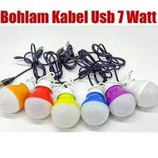 LAMPU BOHLAM LED USB 7WATT / BOHLAM USB 7WATT / LAMPU BOHLAM 7W /LAMPU BOHLAM PRAKTIS USB