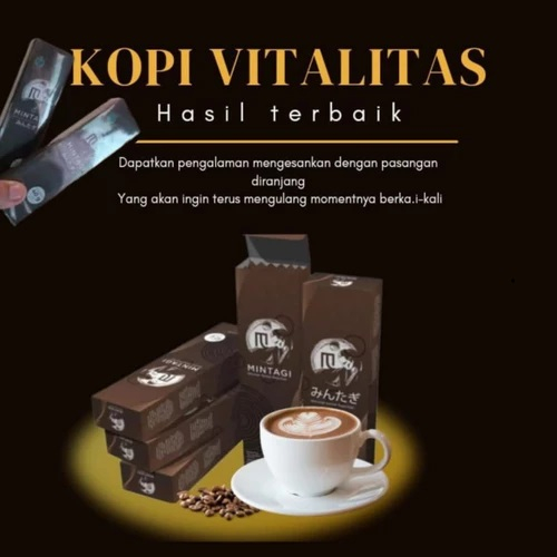 

KOPI MINTAGI / MINTAGI BASU KOPI UNTUK STAMINA PRIA 1 BOX ISI 2 SACHET