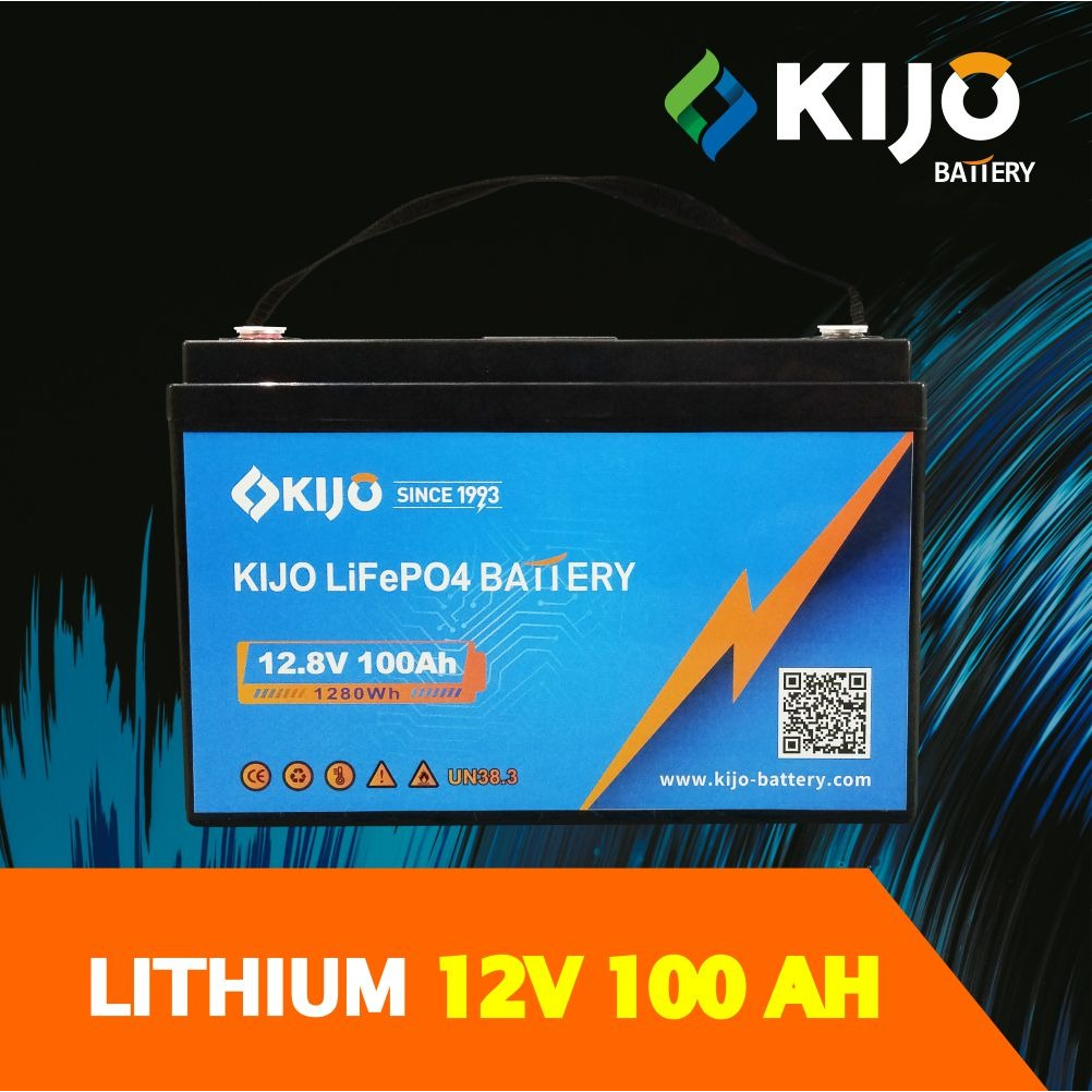 KIJO BATTERY LITHIUM 100AH 12V - 100AH 12V