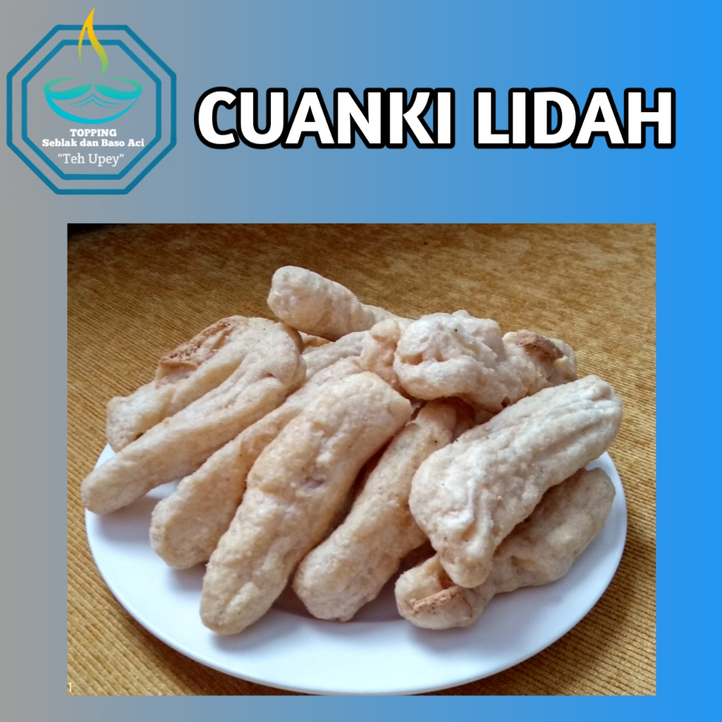 

CUANKI LIDAH ISI 100 PCS ISIAN BASO ACI TOPPING SEBLAK