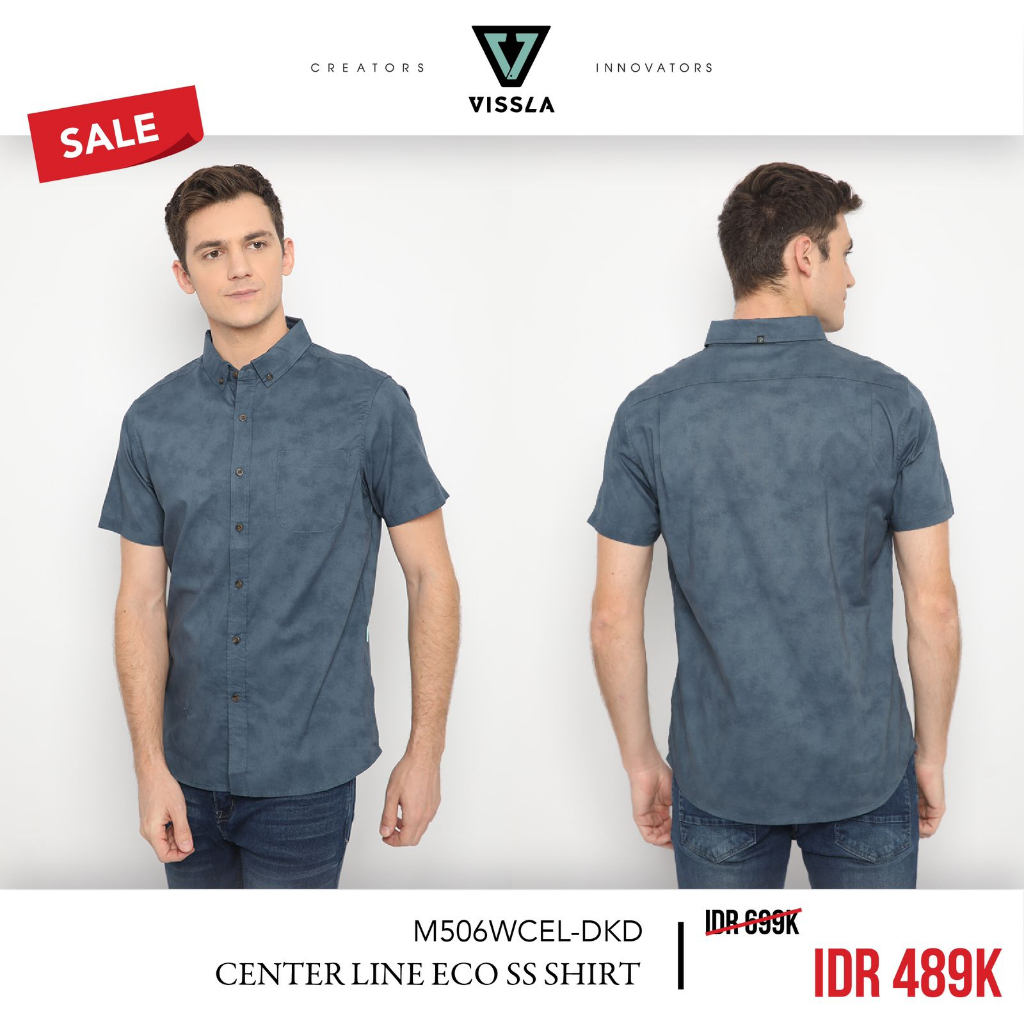 RAYSURF VISSLA SALE KEMEJA PRIA M506WCEL-DKD ORIGINAL