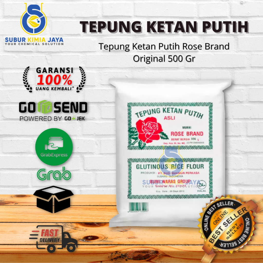 

Tepung Ketan Rose Brand 500 gr