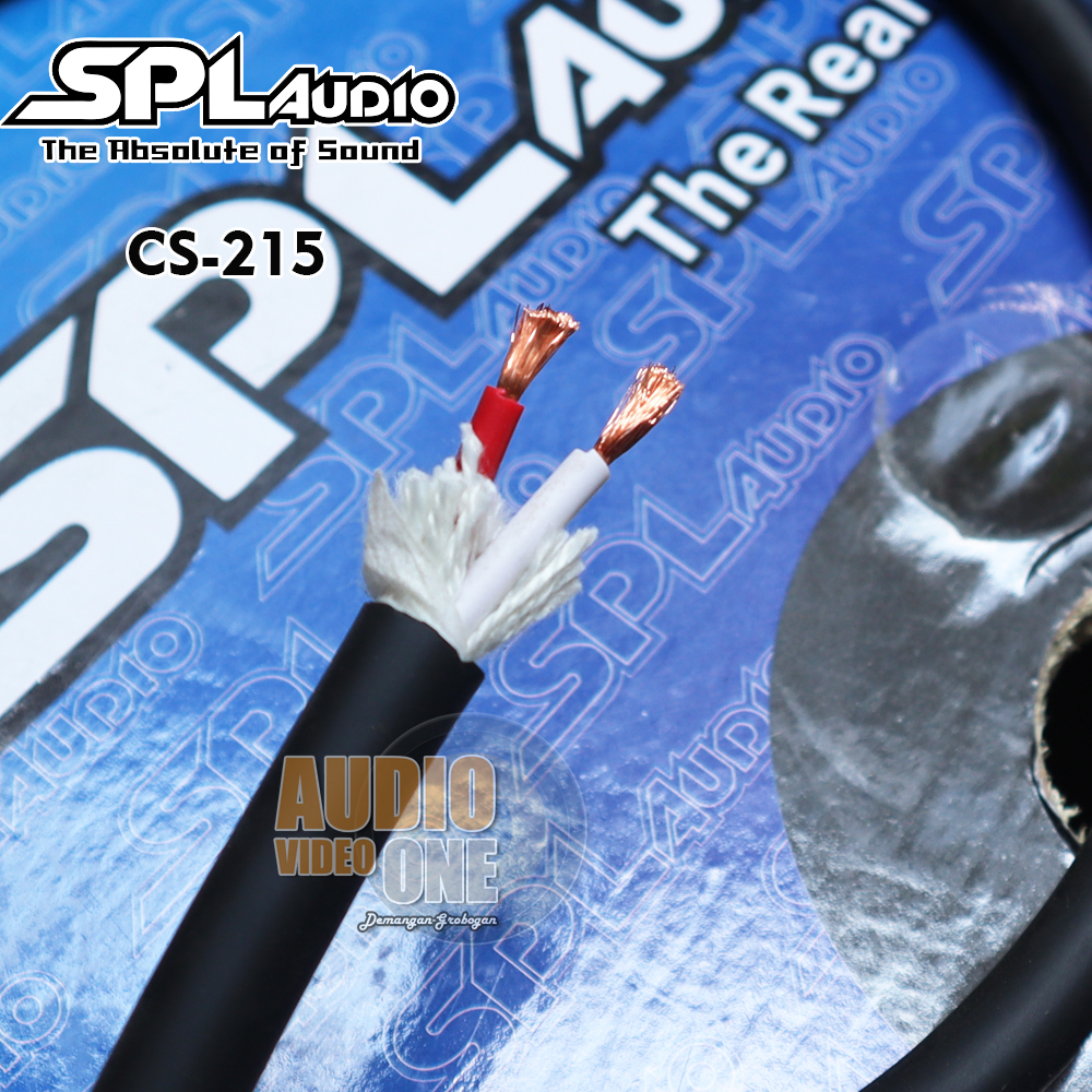 Kabel Speaker SPL Audio 2 x 1.5 mm Kabel Spiker CS-215 Tembaga Murni