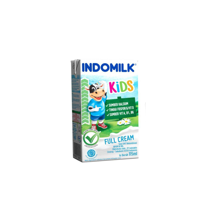 

Indomilk UHT Kids Full Cream Plain 115ml