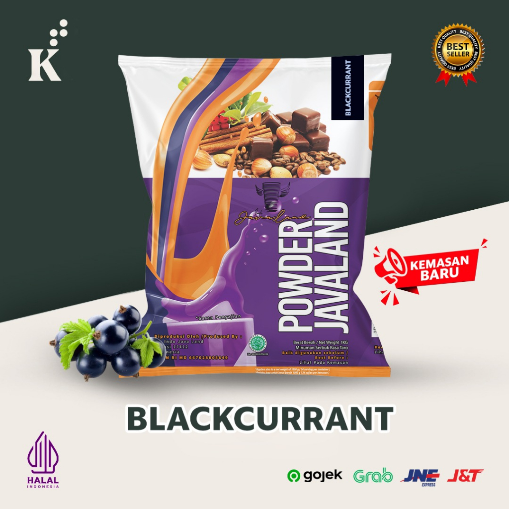 

Bubuk Minuman Bubble Blackcurrant Javaland 1 kg
