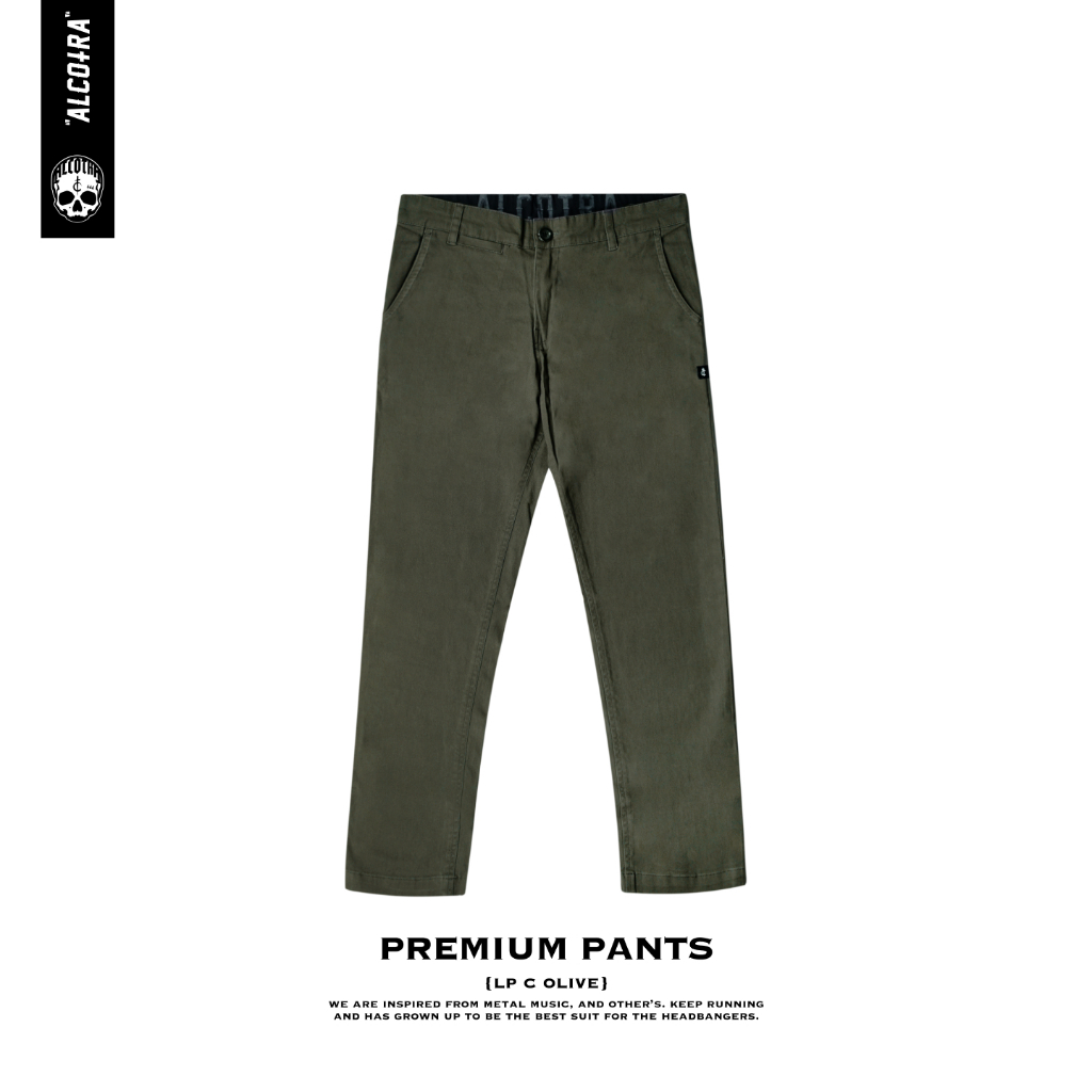 LP C OLIVE // LONG PANTS CHINO OLIVE // CELANA PANJANG CHINO OLIVE ALCOTRA