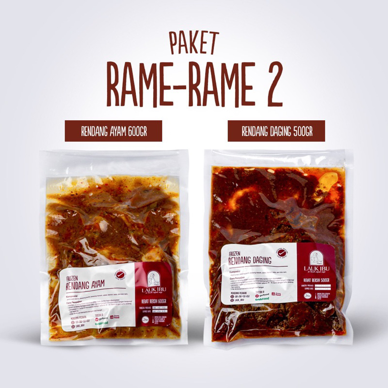 

PAKET RAME RAME 2 RENDANG FROZEN