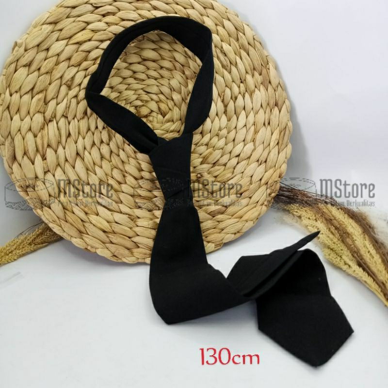 Dasi Polos Hitam / Dasi pria / Dasi wanita /Dasi polos /Dasi hitam