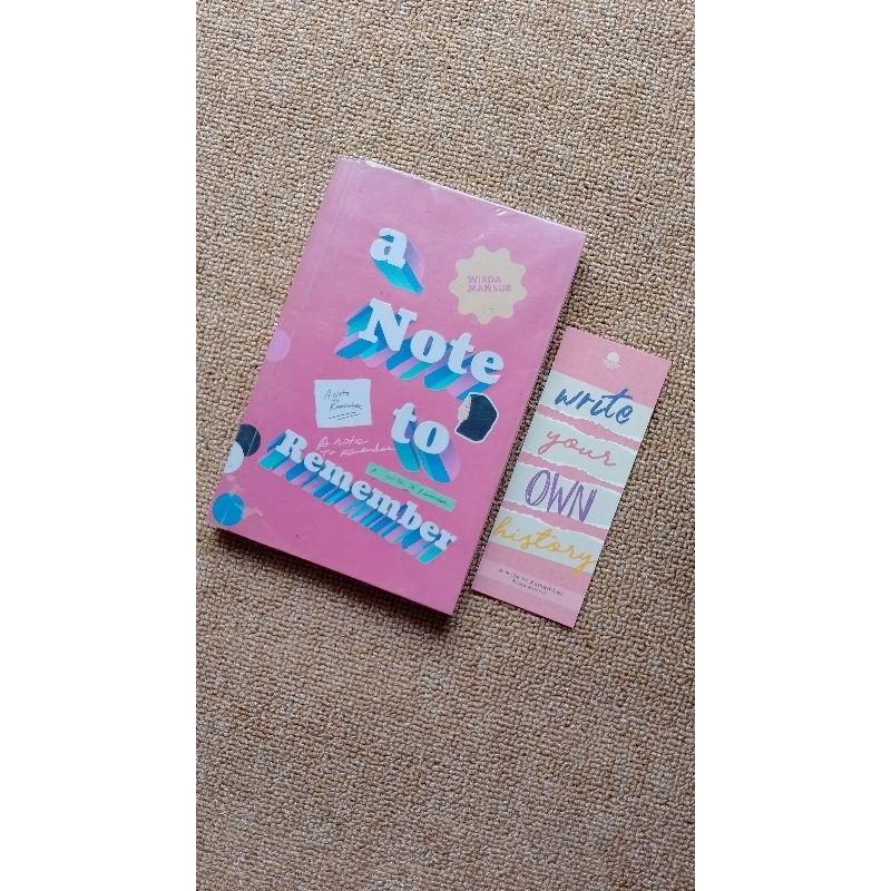 

Preloved buku a note to remember