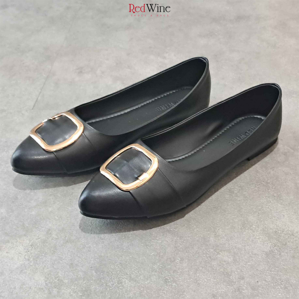 Red Wine HNR048 SELIN Sepatu Flat Shoes Wanita