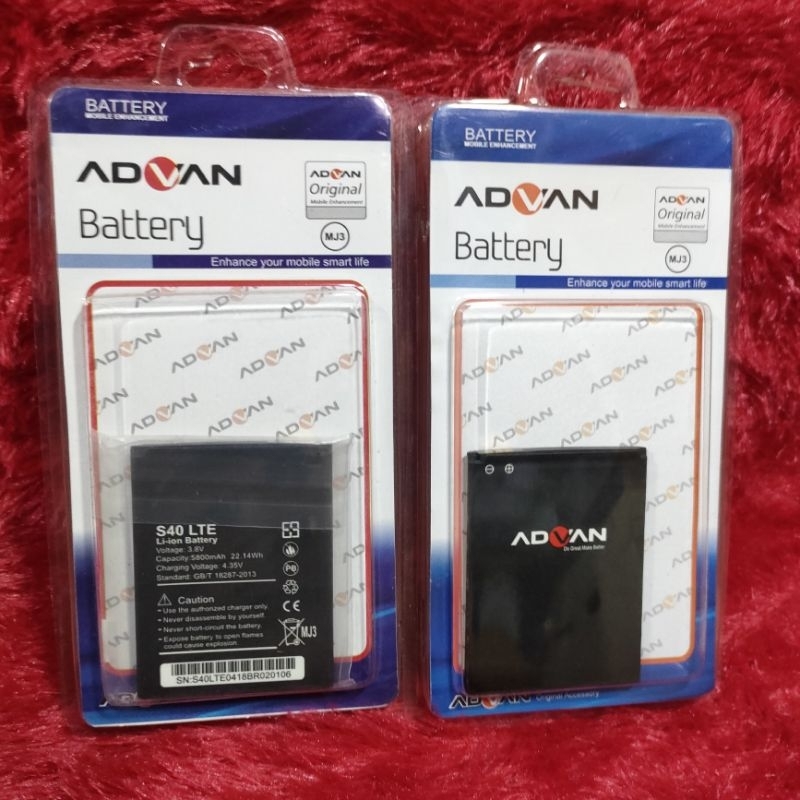 Baterai Advan S40 LTE Batry Batre Advan S40 Lte