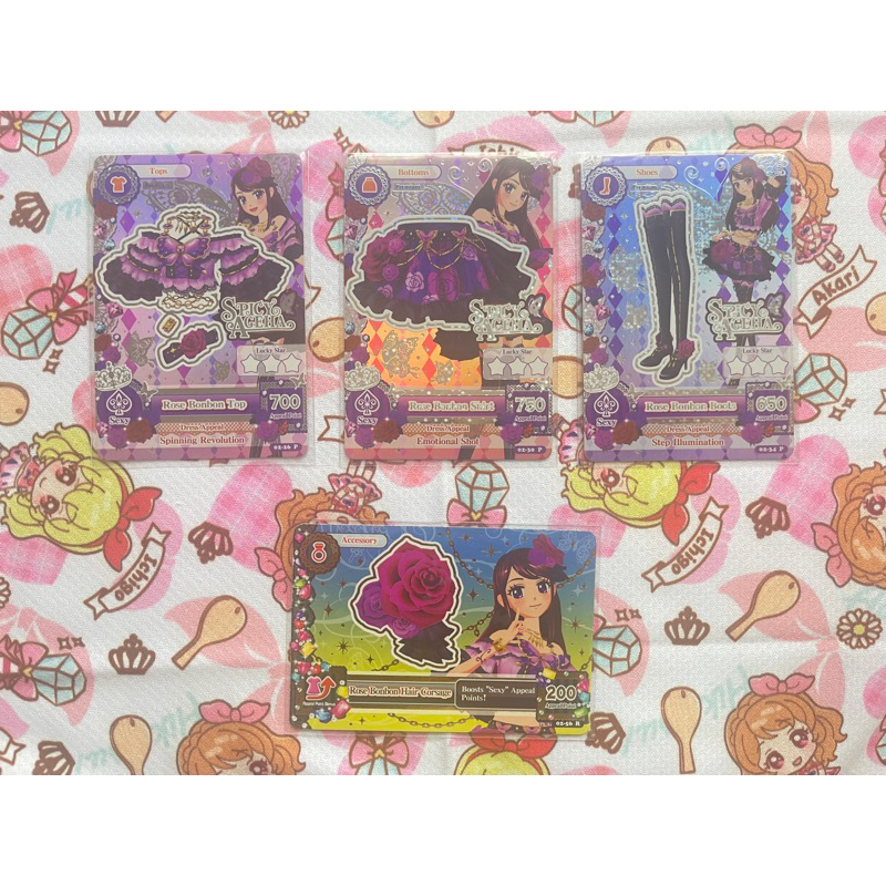 Aikatsu Rose Bonbon Premium Ran Spicy Ageha