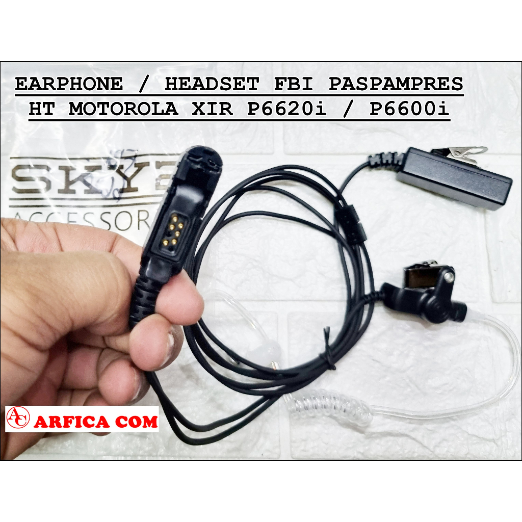 EARPHONE HT MOTOROLA XIR P6620i HEADSET HT MOTOROLA XIR P6620i