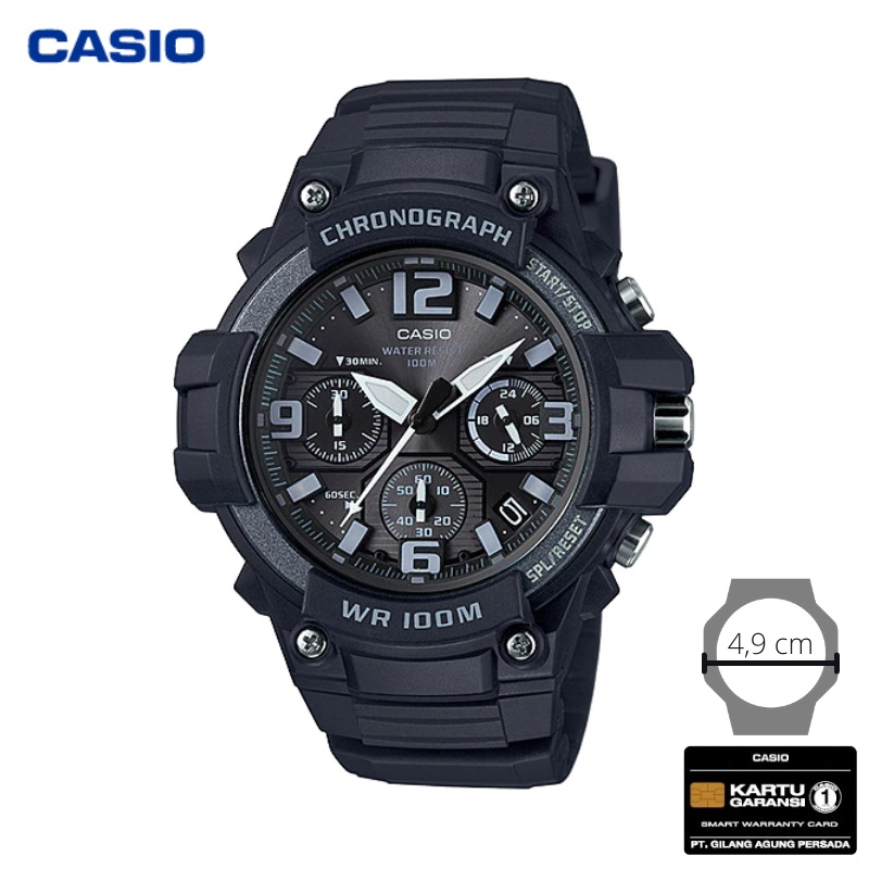 JAM TANGAN PRIA CASIO MCW-100H-1A3 ORIGINAL - MCW100H HITAM CASIO ORIGINAL jam tangan pria casio