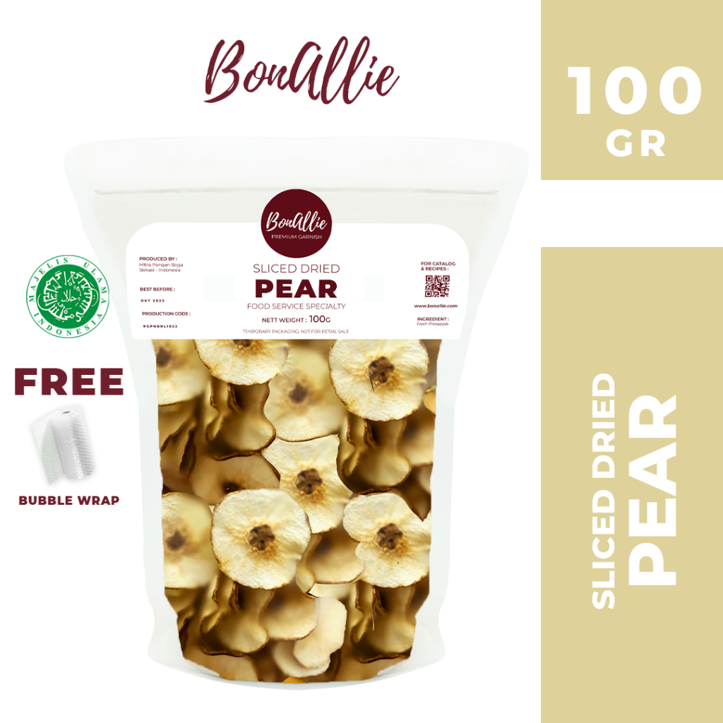 

Bonallie Premium Sliced Dried Pear