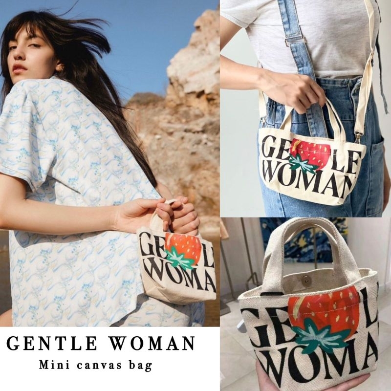 Gentle w*man logo tote bag