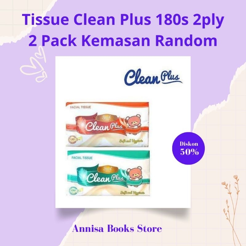 

ABS - Tissue Random Tisu Clean Plus 180s / Nice 200s / Alfamart 200s
