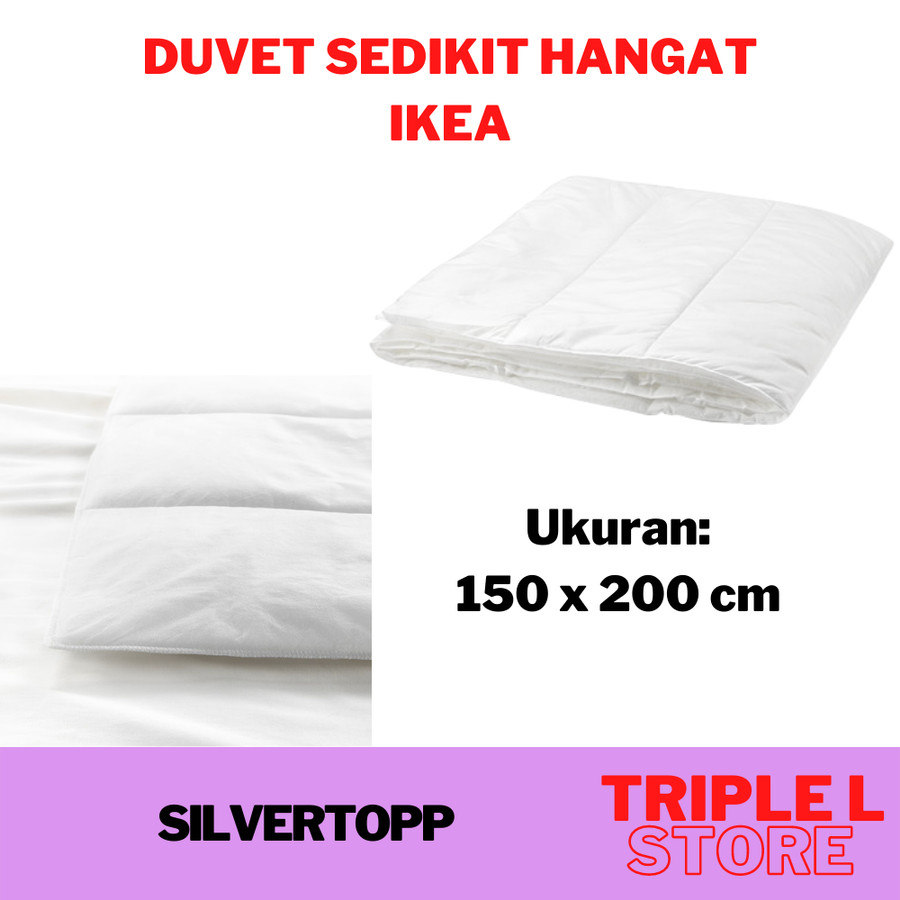 Duvet Inner Selimut Sedikit Hangat Tipis 150 x 200 cm Single