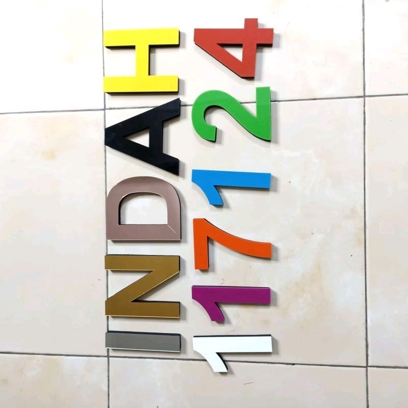 HURUF TIMBUL SPON EVA /ATI MURAH /PAPAN NAMA USAHA MURAH