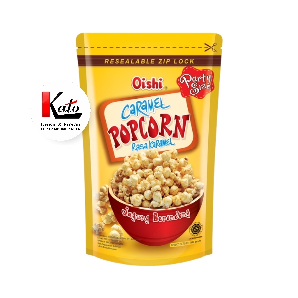 

Oishi Popcorn Snack Rasa Karamel 100g