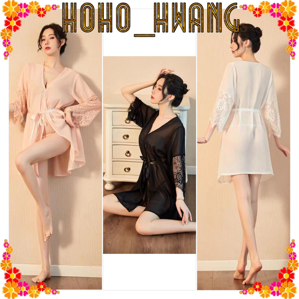 HOHO_HWANG (P-27) Longnight Lingerie Sexy Import Baju Tidur Seksi Wanita Warna Cantik