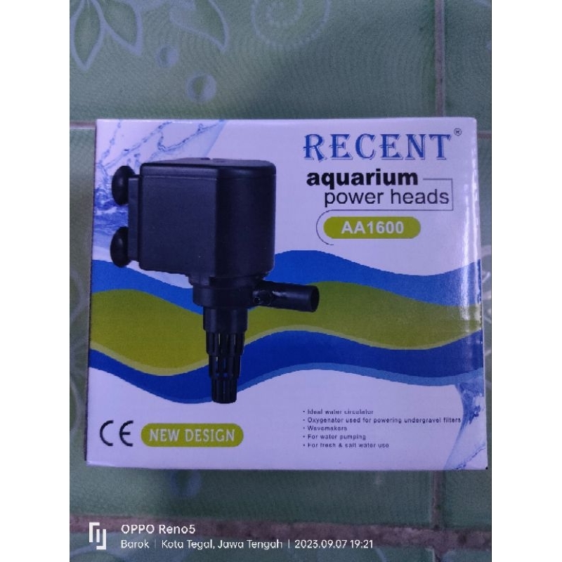 FILTER AA 1600 Recent/POMPA AQUARIUM AQUARA/AA 1600 POMPA CLUP AQUARIUM RECENT 1600