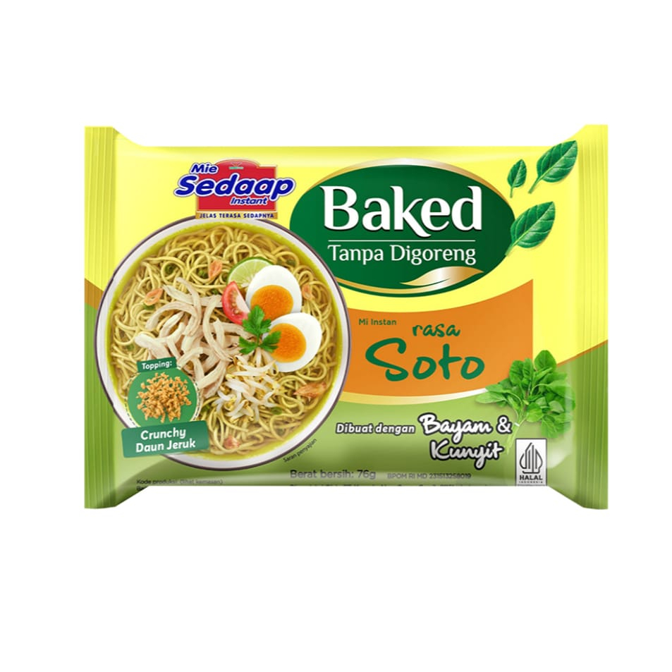 

Sedaap Baked Mie Instan Soto 76 g