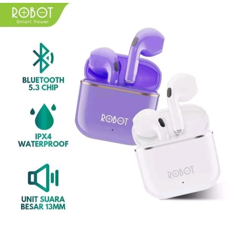 Robot TWS Wireless Earphone Airbuds T50S Original