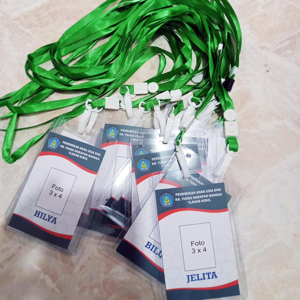 

CO CARD / ID CARD B2 1 SET UNTUK PANITIA/SEKOLAH/ACARA