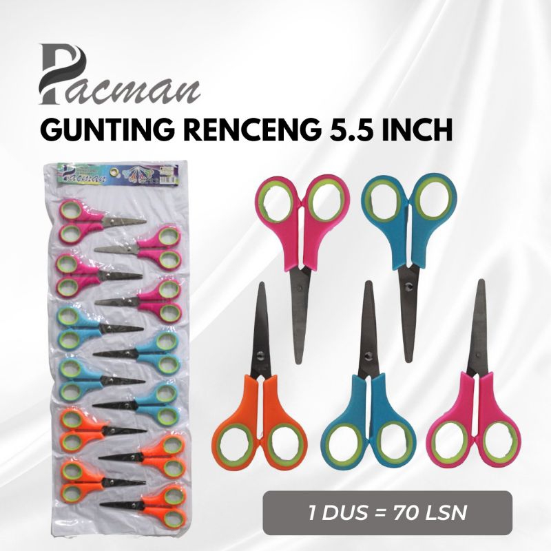 

PACMAN GUNTING RENCENG 5.5 INCH / GUNTING MURAH