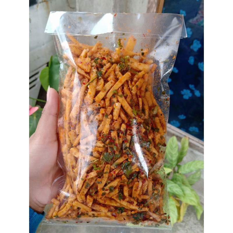 

Basreng PEDAS SEDANG DAUN JERUK, Basreng enak dan gurih