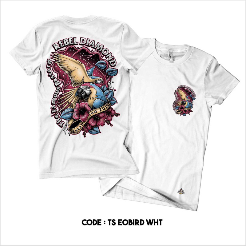 KAOS REBEL DIAMOND | REBEL DIAMOND TSHIRT | EOBIRD SERIES