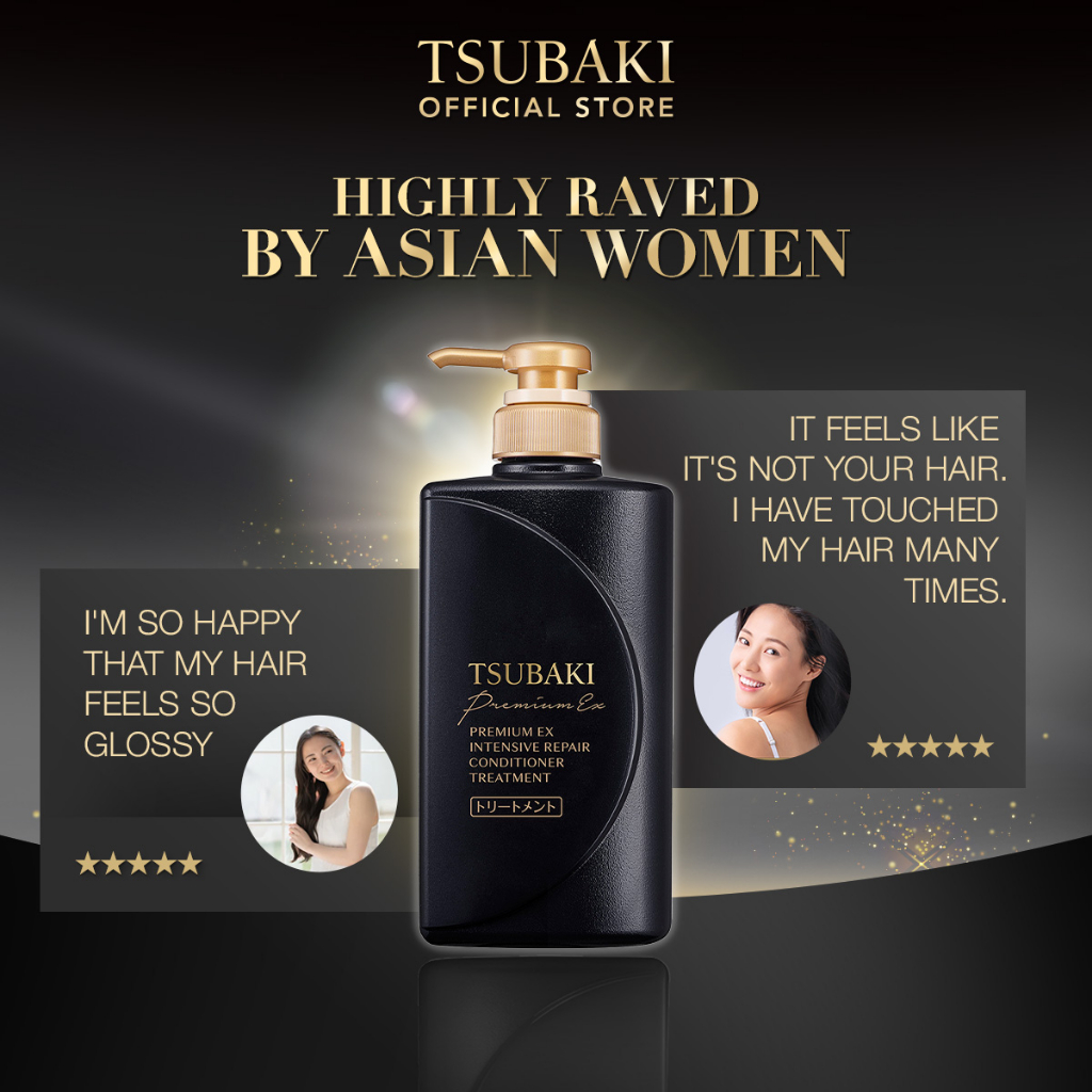 Tsubaki Premium Ex Intensive Repair Conditioner + Senka White Clay Facial Foam (Free)