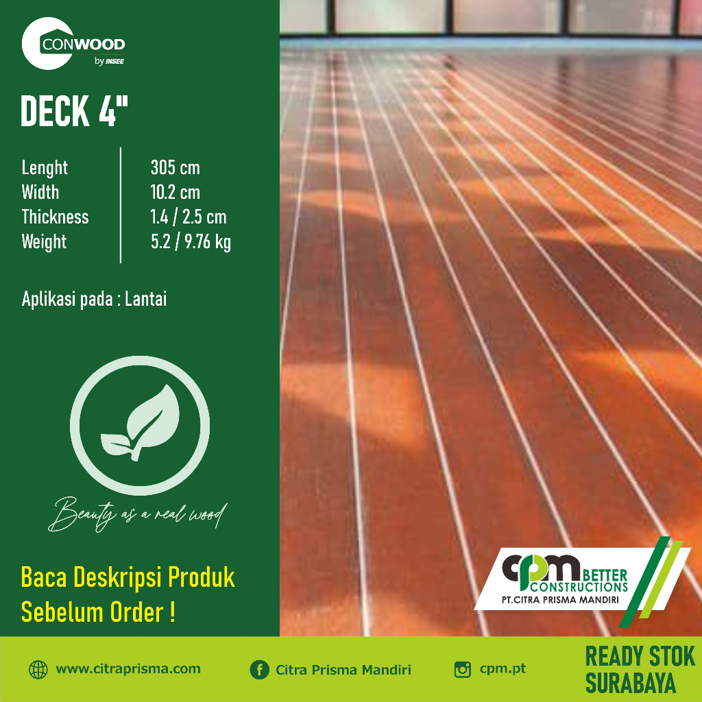 Conwood Deck 4"