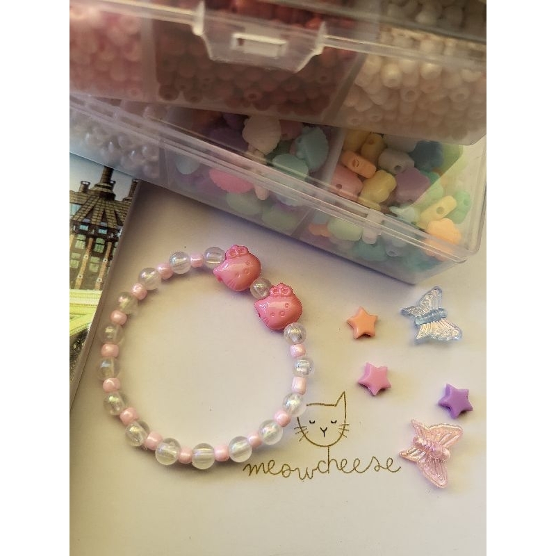 GELANG KOREA MANIK MANIK HELLO KITTY
