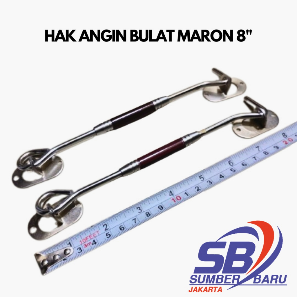 SB HAK ANGIN BULAT JMJ MAROON 8" KUALITAS TINGGI