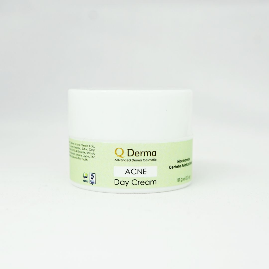 Q Derma Acne Day Cream 10g - Krim Jerawat Wajah