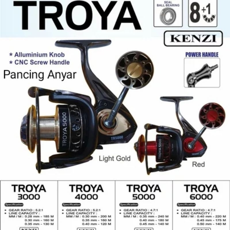reel pancing KENZI TROYA 6000
